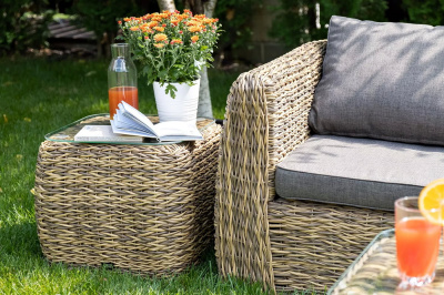 Кофейный столик 4SIS Кальяри (гиацинт) Цвет: соломенный