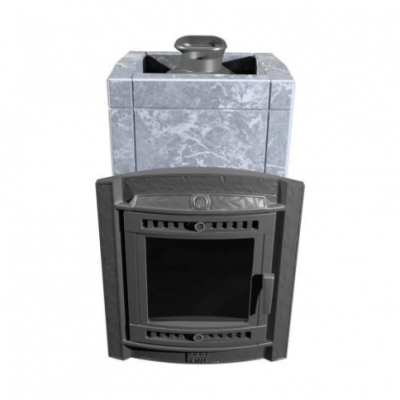 Печь банная Прометалл Атмосфера L+ в облицовке Талькохлорит Печь банная Прометалл Атмосфера L+ в облицовке Талькохлорит