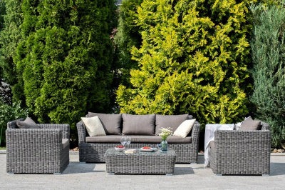 Комплект садовой мебели 4SIS Капучино Цвет: графит