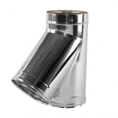 Тройник Вулкан V50R 45° D300/400, нерж 321/304