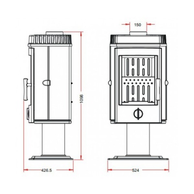 ПЕЧЬ-КАМИН Invicta MAIRY