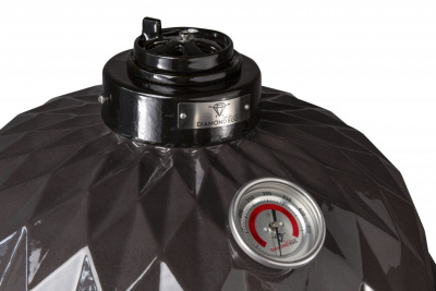 Гриль керамический Diamond Egg XL Цвет: серый