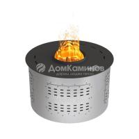 Электрокамин Airtone Vepo Round 500, чёрный матовый