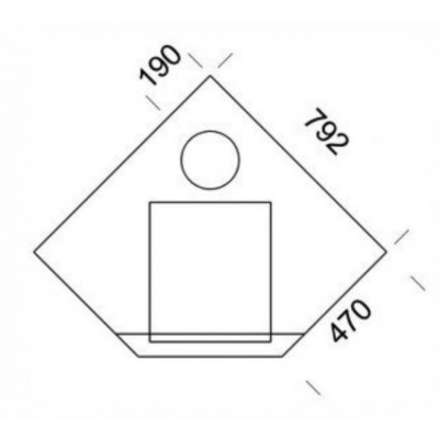 Печь-камин NunnaUuni Raia Angolo Solo PL