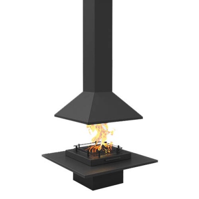 Камин Traforart Vulcano открытый  Камин Traforart Vulcano открытый