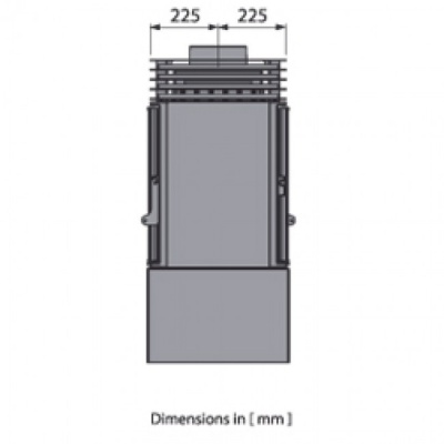 Отопительная печь Liseo Castiron LCI 9 GDF BG Stove, двусторонняя, черное стекло Отопительная печь Liseo Castiron LCI 9 GDF BG Stove, двусторонняя, черное стекло