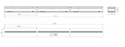 Электрокамин Schönes Feuer 3D FireLine 3000