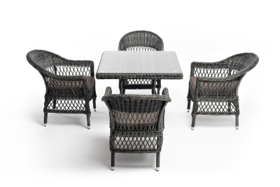 Обеденная группа 4SIS Сицилия Цвет: графит Обеденная группа 4SIS Сицилия Цвет: графит