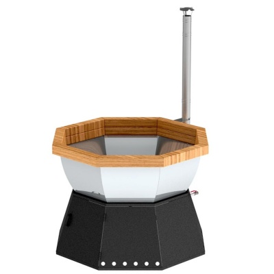 Банный чан 8 граней с ветрозащитой AISI 430 Банный чан 8 граней с ветрозащитой AISI 430