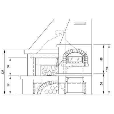 Каминная облицовка Palazzetti Spoleto