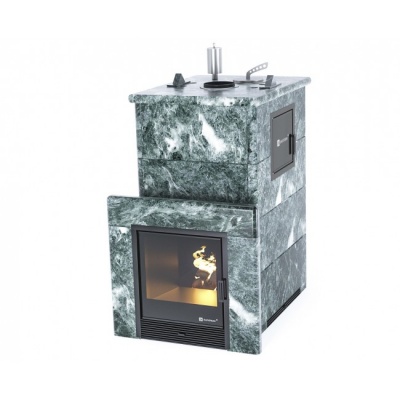 Печь для бани ИзиСтим Геленджик-М2 в кожухе из змеевика сталь AISI 321 Печь для бани ИзиСтим Геленджик-М2 в кожухе из змеевика сталь AISI 321