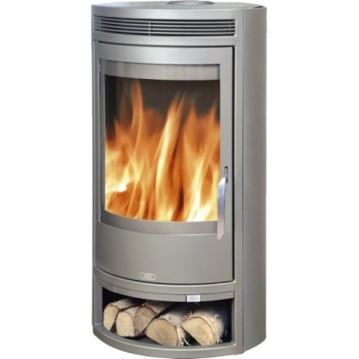 Печь-камин ABX Arktis 8 (серая сталь тальк с верхней плитой)