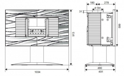 ПЕЧЬ-КАМИН Invicta THEIA ПЕЧЬ-КАМИН Invicta THEIA