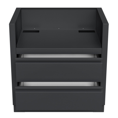 Тумба-основание гриля Bull Bison c 2-мя выдвижными ящиками Черная Тумба-основание гриля Bull Bison c 2-мя выдвижными ящиками Черная
