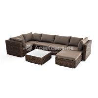 Комплект садовой мебели 4SIS Лунго (гиацинт) Цвет: коричневый