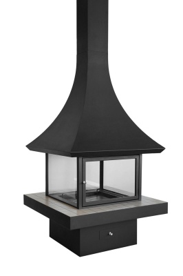 Островной камин Alaba