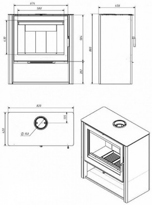 Печь-камин Баренберг Печь-камин Баренберг