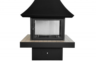 Островной камин Alaba