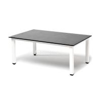 Журнальный столик 4SIS Канны из HPL 90х60х40 Цвет: Серый гранит, белый