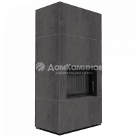 Каминокомплект FLOKI в облицовке NATURALI PIETRA DI SAVOIA ANTRANCITE BOCCIARDATA