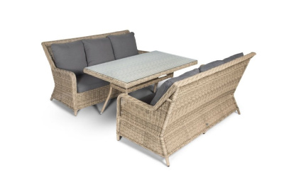 Диван 4SIS Гляссе трехместный Цвет: бежевый