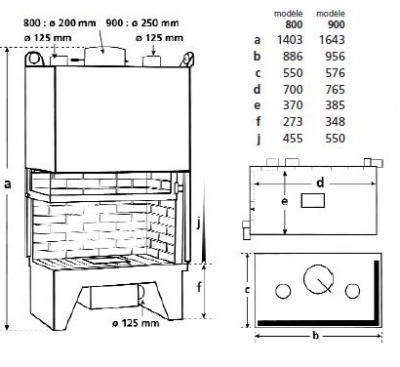 Каминная топка Totem Lateral Horizon 900 Каминная топка Totem Lateral Horizon 900