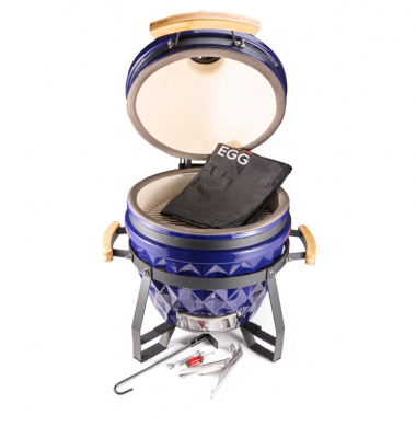 Гриль керамический Diamond Egg S Цвет: синий