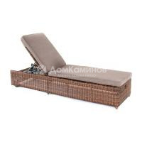 Шезлонг с подушкой 4SIS Рим Цвет: коричневый
