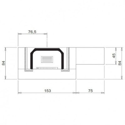 Каминная облицовка Palazzetti Cordoba, с банкетой, под Mbl 78 front Каминная облицовка Palazzetti Cordoba, с банкетой, под Mbl 78 front