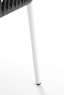 Стул из роупа 4SIS Марсель Цвет: белый шагрень, серый