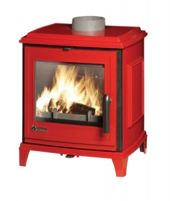ПЕЧЬ-КАМИН Invicta SEDAN S красная эмаль ПЕЧЬ-КАМИН Invicta SEDAN S красная эмаль