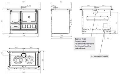 Варочная плита LaNordica ROSA XXL 