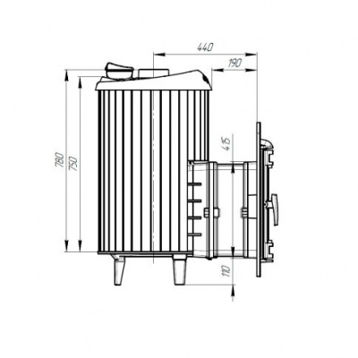 Банная печь Прометалл Атмосфера L Окаменевшее дерево наборные ламели Банная печь Прометалл Атмосфера L Окаменевшее дерево наборные ламели