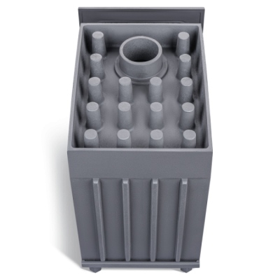 Печь для бани чугунная Гефест Гроза 24 (М)