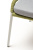 Стул 4SIS Милан из роупа, Каркас светло-серый муар, роуп салатовый меланж, ткань светло-серая