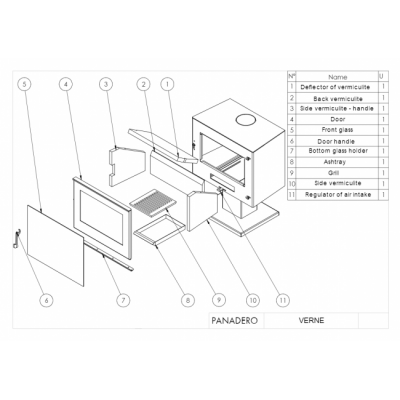 Печь-камин Panadero Verne Печь-камин Panadero Verne