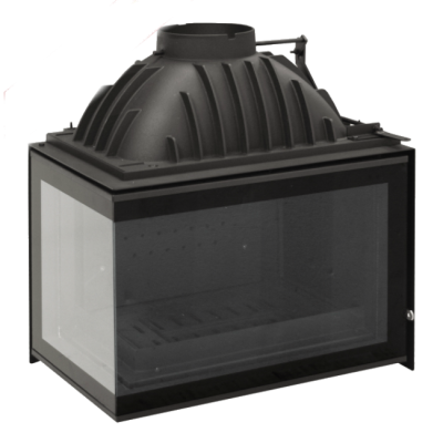 Каминная топка invicta 700 Гранд Ангел принтинг стекло слева