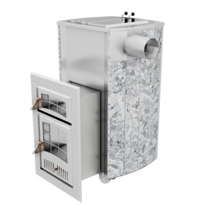 Печь для бани дровяная ИнжКомЦентр ВВД Чародейка Русский пар серпентинит бархат Печь для бани дровяная ИнжКомЦентр ВВД Чародейка Русский пар серпентинит бархат