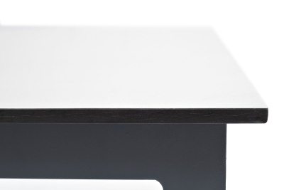 Журнальный столик 4SIS Канны из HPL 90х60х40 Цвет: серый графит, молочный Журнальный столик 4SIS Канны из HPL 90х60х40 Цвет: серый графит, молочный