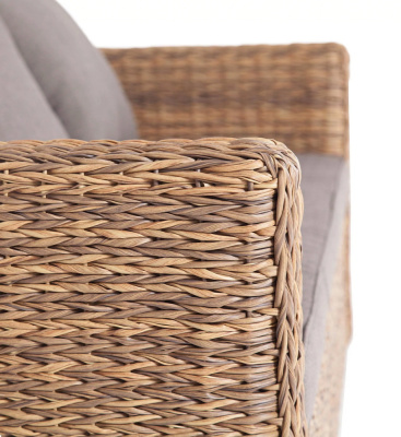 Диван 4SIS Капучино трехместный (гиацинт) Цвет: соломенный