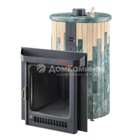 Дровяная печь Ферингер Макси ПФ в облицовке Змеевик+"Окаменевшее дерево", до 38 м³ Дровяная печь Ферингер Макси ПФ в облицовке Змеевик+"Окаменевшее дерево", до 38 м³