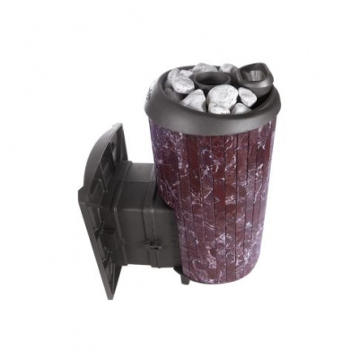 Банная печь Прометалл Атмосфера XL (Про) в ламелях Россо Леванто Банная печь Прометалл Атмосфера XL (Про) в ламелях Россо Леванто