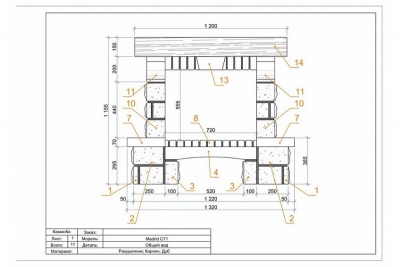 Каминная облицовка Sunhill Madrid