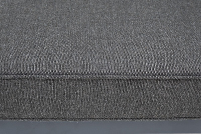 Угловой модуль 4SIS Канны из роупа; каркас темно-серый муар, роуп темно-серый, ткань темно-серая 027 Угловой модуль 4SIS Канны из роупа; каркас темно-серый муар, роуп темно-серый, ткань темно-серая 027