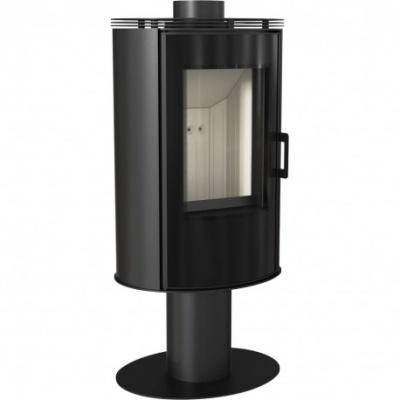 Печь камин KOZA AB/S/N/O/GLASS Черная Печь камин KOZA AB/S/N/O/GLASS Черная