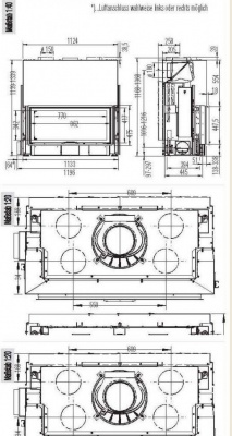 Каминная топка Austroflamm 97x45 S