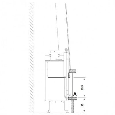 Каминная облицовка Palazzetti Andria, угловая