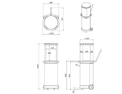 Газовый камин Faber The Tube