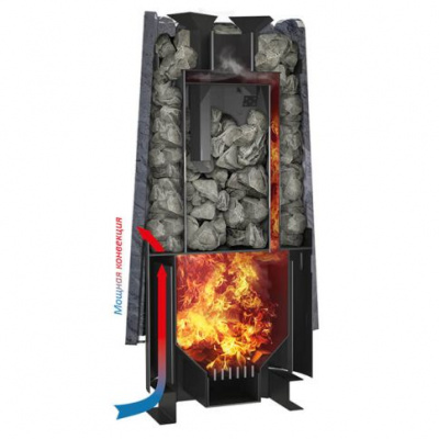 Банная печь Grill’D Cometa 180 Vega Short Stone (серпентинит)