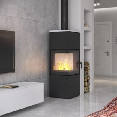 Печь камин Defro Home Quadroom, 9,6 кВт